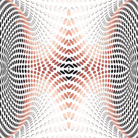 Background of circles converging to the center.のイラスト素材