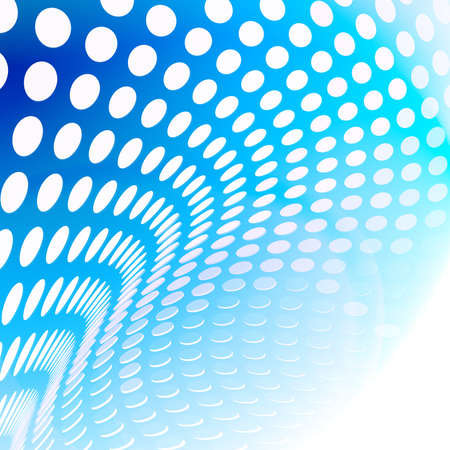 Dotted .Abstract blue background circles.Wave background.Geometric design.のイラスト素材