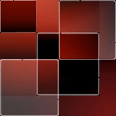 Red mosaic background in vector , Abstract red background , vector illustration.のイラスト素材
