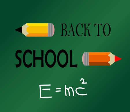 Back to school,Colorful pencil background, vector illustration.のイラスト素材