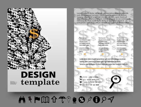 Business Concept vector illustration, modern template,infographic business plan.のイラスト素材