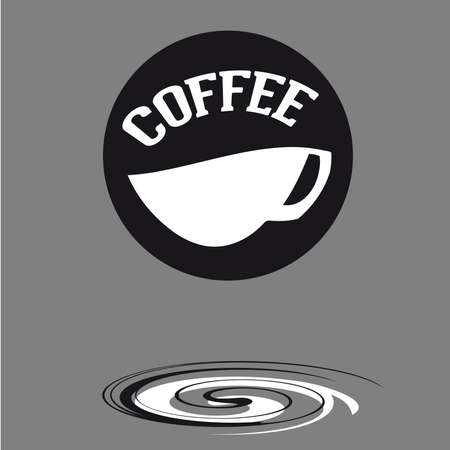 Coffee cup background,coffee cup vector illustration.のイラスト素材