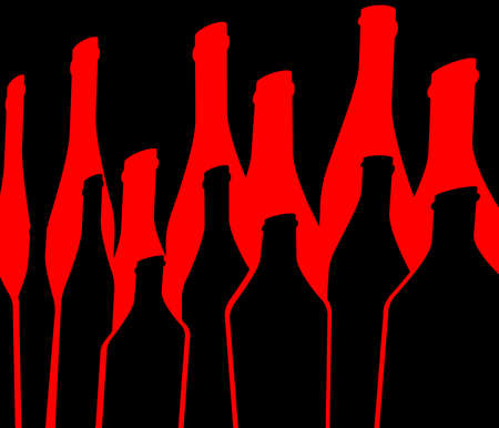 Background Bottle.Alcoholic Bar Menu Vector.Design for Party.Card Cocktail Party.Template for Menu Card.Wine List Design.Bottle of Wine Background.Suitable for Poster.の写真素材