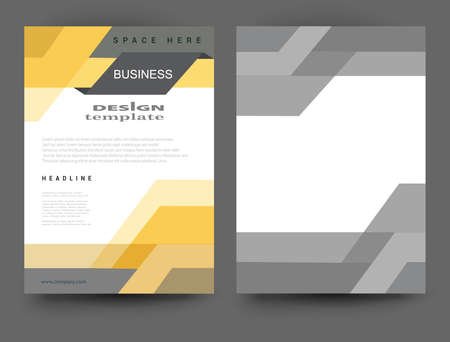Brochure Design Template.Vector Flyer Design Layout Illustrations, size A4. Front Page and Back Page.Business Leaflet design.
Report Brochure Vector.
Infographics Design Template.の写真素材