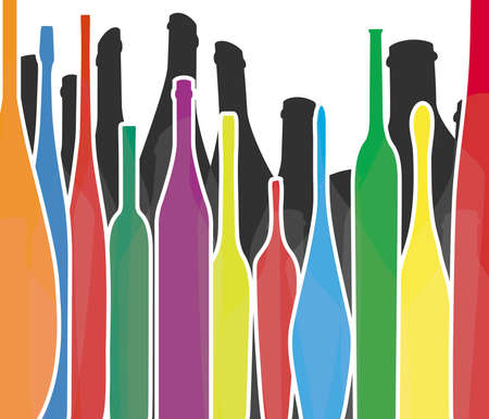 Wine background vector.Bottle of alcohol illustration.Design for wine.Alcohol vector background.
Template for drink card.の写真素材