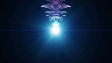 Abstract Background for Media Production.Square Dynamic Gradients Background.3D Render, Abstract...