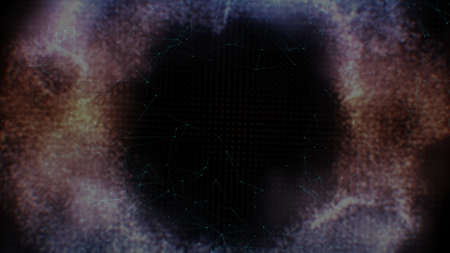 Abstract Background for Media Production.Polygonal Network Shape Dynamic Gradients.Technology...