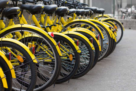 Shared bicyclesのeditorial素材