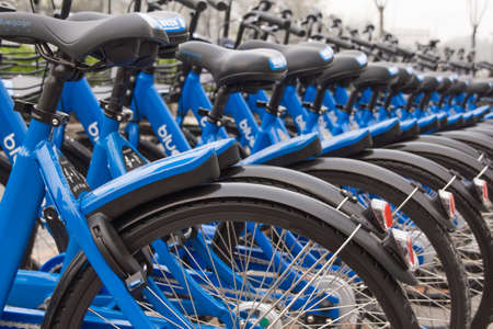 Neat shared bicycleのeditorial素材