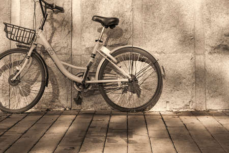 Nostalgic shared bikesのeditorial素材