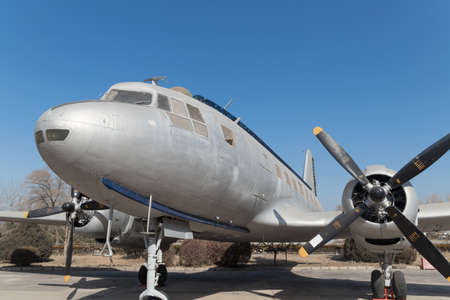 The aircraft of the China aeronautical Museumのeditorial素材