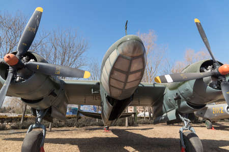 The aircraft of the China aeronautical Museumのeditorial素材