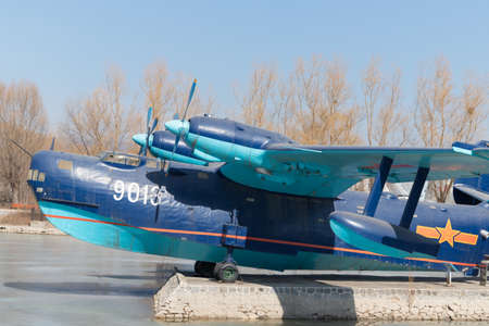 The aircraft of the China aeronautical Museumのeditorial素材