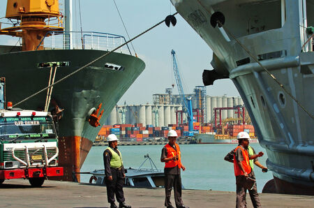 Container terminal Jamrud at Surabaya, East Java, Indonesia