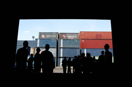 Container terminal Jamrud at Surabaya, East Java, Indonesia