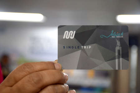ID used by MRT Jakarta passengers with destinations from Hotel Indonesia Roundabout to Lebak Bulus...