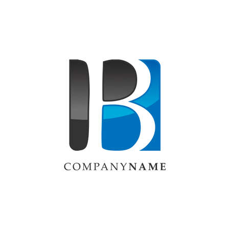 Initial letter B lettermark logo design vector. Business template lettermark logo design imageのイラスト素材