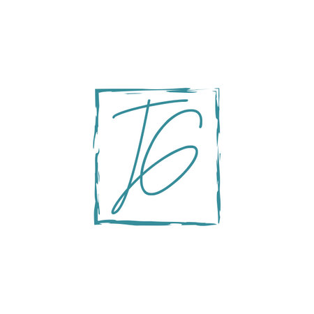 Initial letter TG or GT monogram logo Vector. TG logo design. Initial TG letter logo design with...