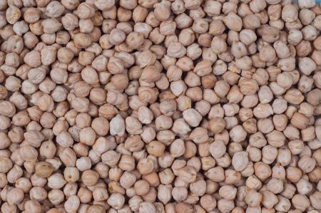 Close up of chick-peasの写真素材