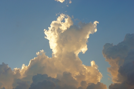 luminous cloudの写真素材