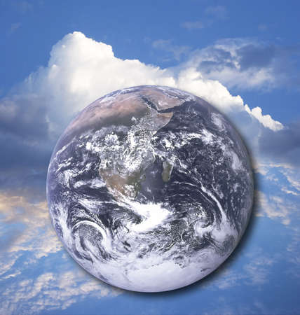 Earth and skyの写真素材