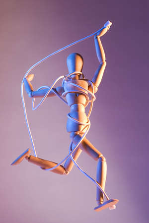 Tangled in Technologyの写真素材