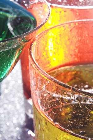 Colorful cocktailsの写真素材