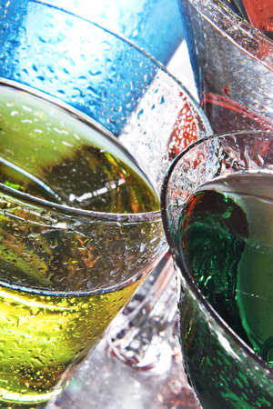 Colorful cocktailsの写真素材