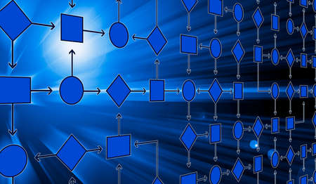 Flow chartの写真素材