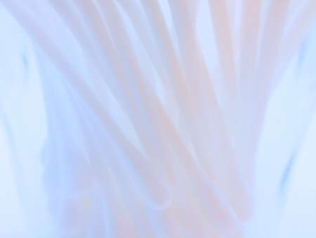 Abstract blur of glowing cotton budsの写真素材