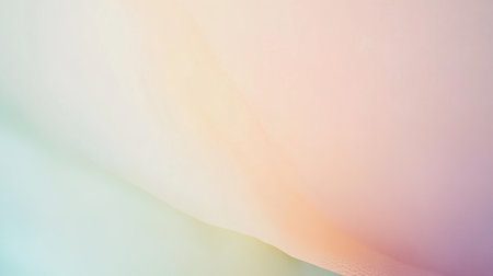 A soft pastel rainbow gradient background featuring delicate texturing and a grainy effect. Ideal for creative projects, this gentle abstract image evokes serenity and modern aesthetics.の素材