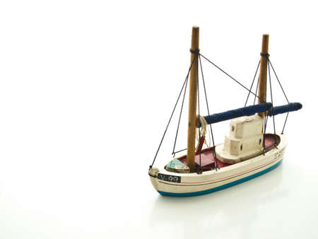 Hand craft of a small junkの写真素材