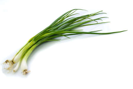 Green shallot vegetableの写真素材