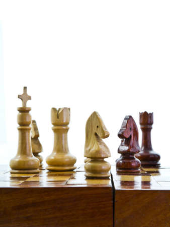Wooden chess 