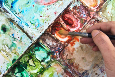Mixed watercolor