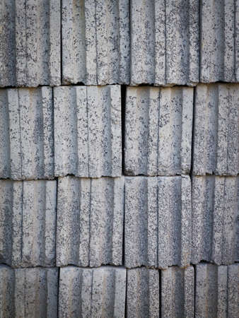 Stack of new bricksの写真素材