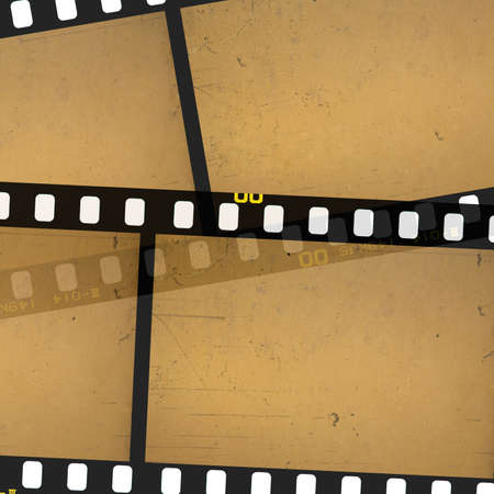 Old filmstripの写真素材