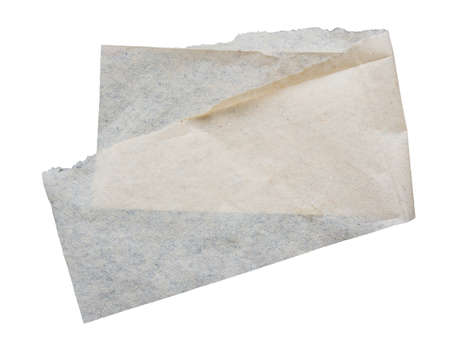 Piece of recycled tissue paperの写真素材