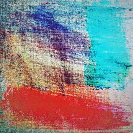 Abstract painting on canvas textureの写真素材