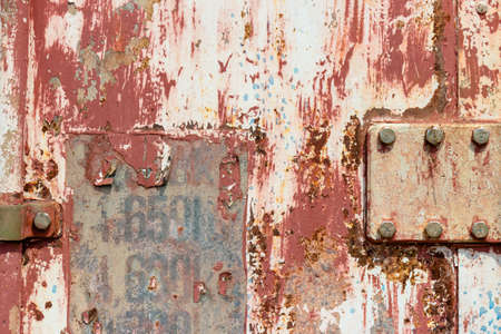 Abstract grunge metal of old containerの写真素材