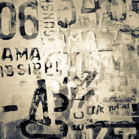 Abstract grunge background on canvas textureの写真素材
