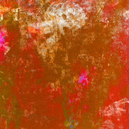 Abstract concrete wall with color stainの写真素材