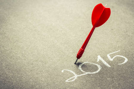 2015 accurate goal setting conceptの写真素材