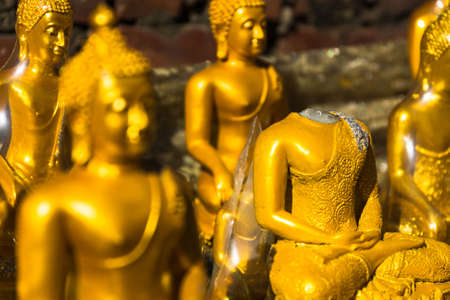 Headless Buddha statueの写真素材