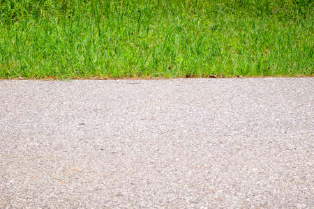 Grasses and road, abstract backgroundの写真素材