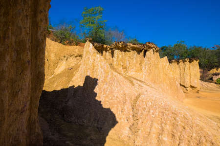 Phae Mueang Phi Forest Park, tourist attraction in Phrae province, Thailand