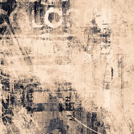 Abstract grunge background on canvas textureの写真素材