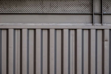 Abstract metal wall in black colorの写真素材