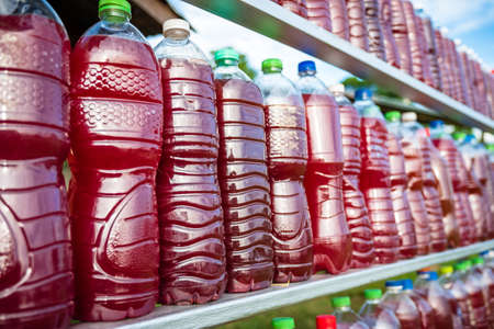 Effective Microorganisms water or known as E.M. water made by fermentation process, useful for agricultural work include fertilizerの写真素材