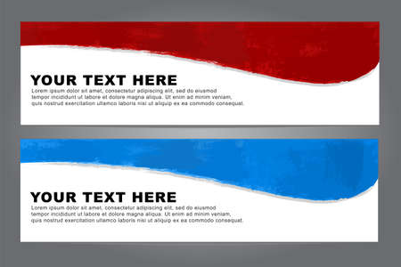 Set of abstract colorful Watercolor design banners template for business brochure, leaflet, posterのイラスト素材